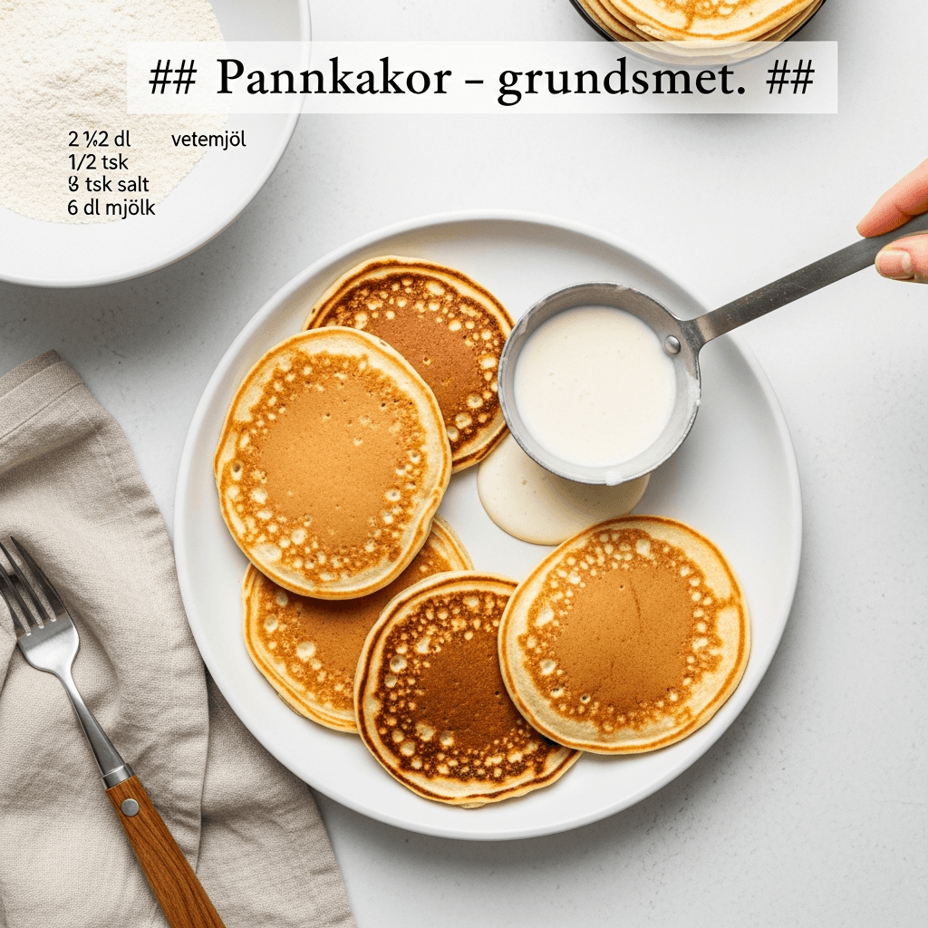 Pannkakor - grundsmet