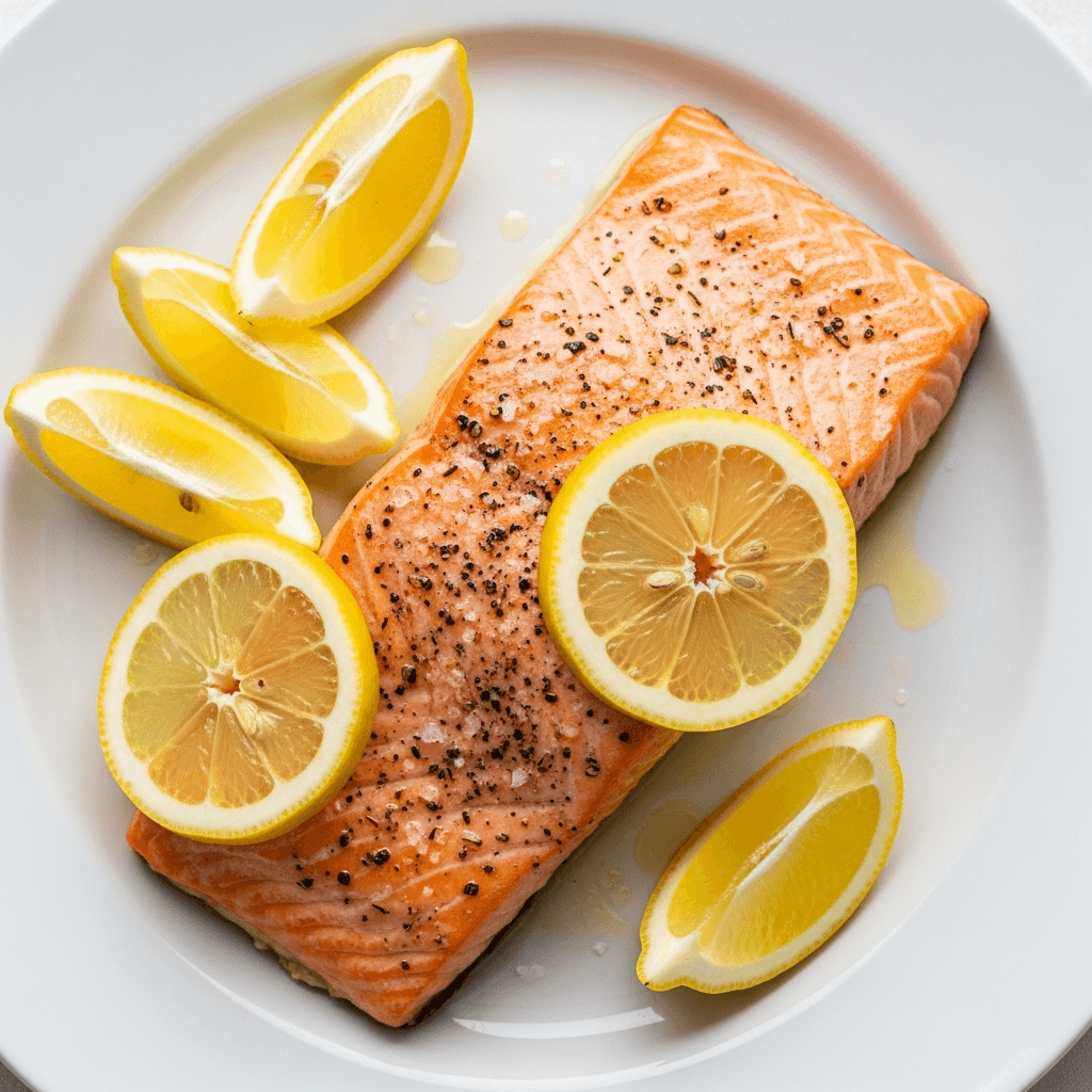 Laxfilé i ugn med citron