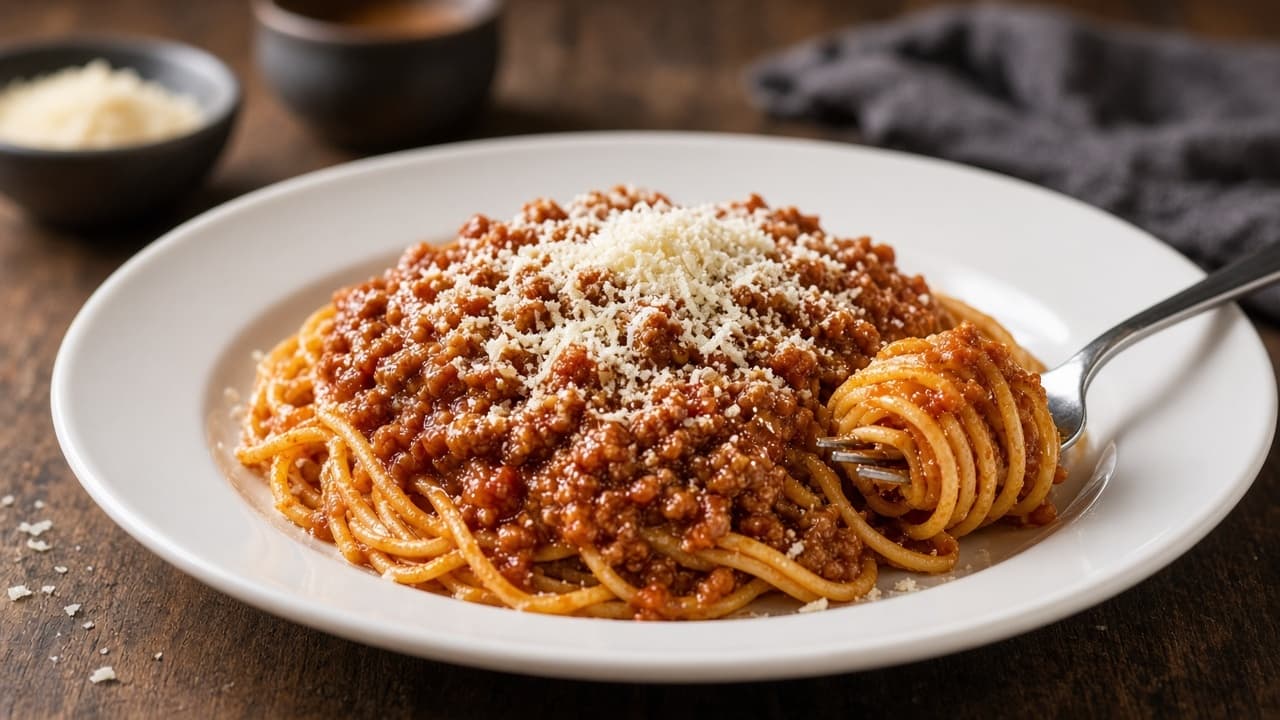 Spaghetti med köttfärssås