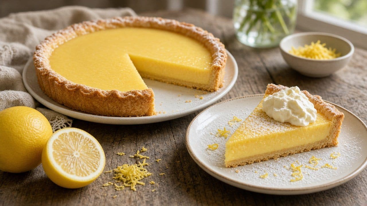Tarte au citron, fransk citronpaj med mördeg