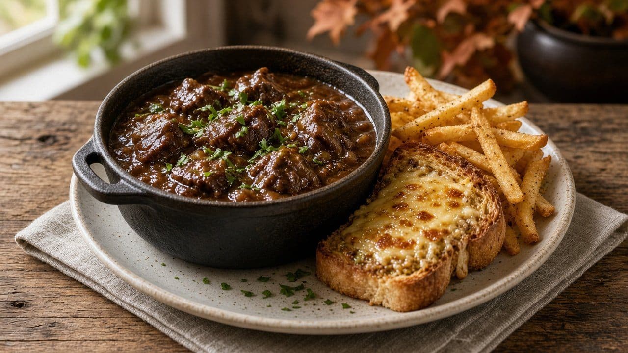 Carbonnade flamande, belgisk ölstuvad nötköttsgryta