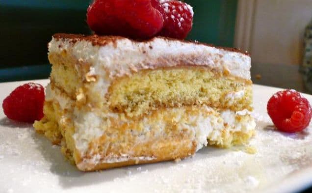 Tiramisu med amaretto (utan ägg)