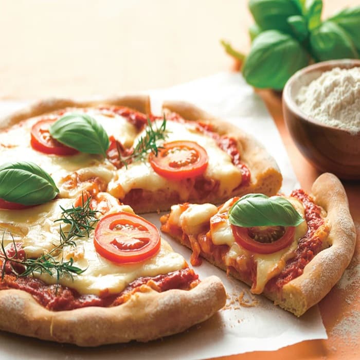 Pizza på kassava