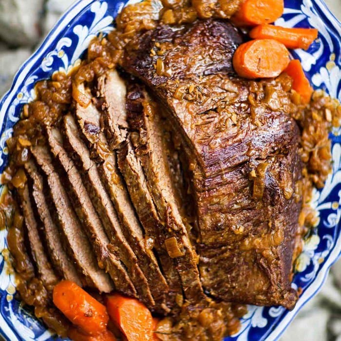 Grytstek av brisket av nötkött