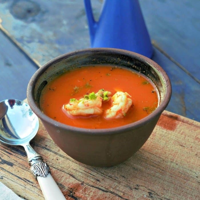 Räk- och fänkålsbisque