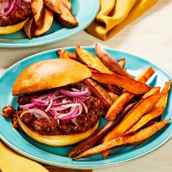 Sloppy Joes med BBQ-fläsk