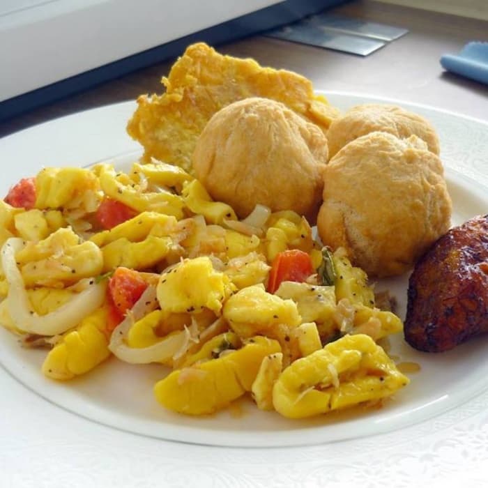 Saltfisk och Ackee