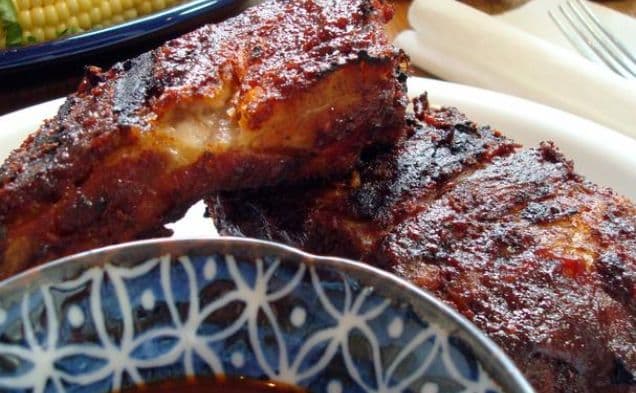 Kaffe-infunderade Bbq Baby Back Ribs