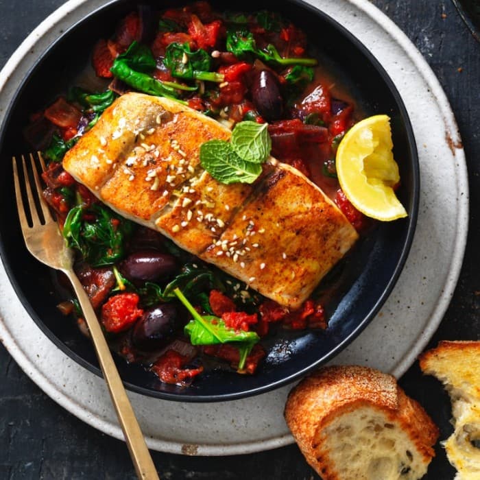 Barramundi med marockanska kryddor
