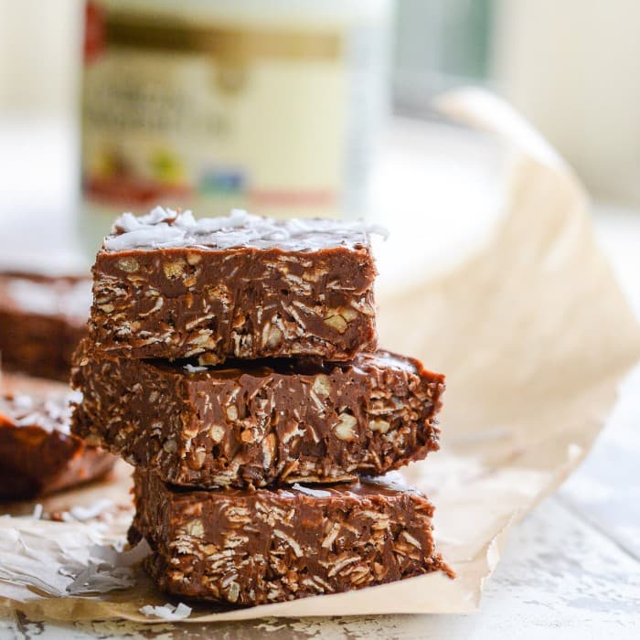 Choklad- och kokosnötsrutor