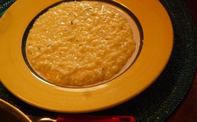 Citron- och rosmarinrisotto