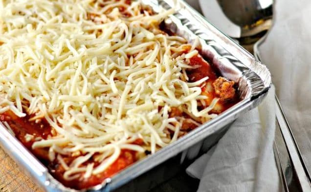 Enkel present-lasagne