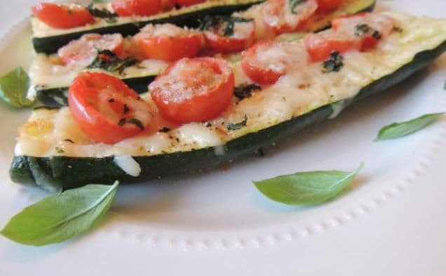 Zucchini Pizza Boats