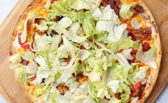 BLT-pizza