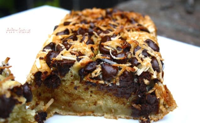 Bananbröd med choklad och kokosnöt