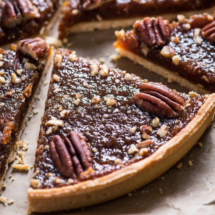 Pecanpaj med chokladbitar
