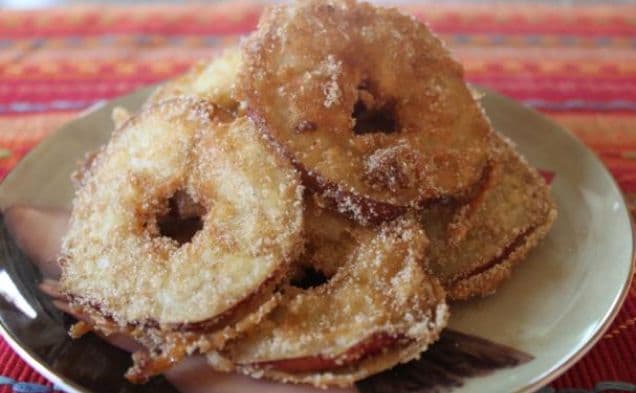 Stekta äpplen med kanelsocker