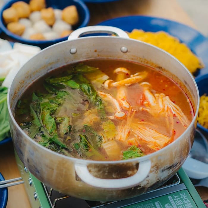 Vegetabilisk hotpot på vietnamesiskt vis