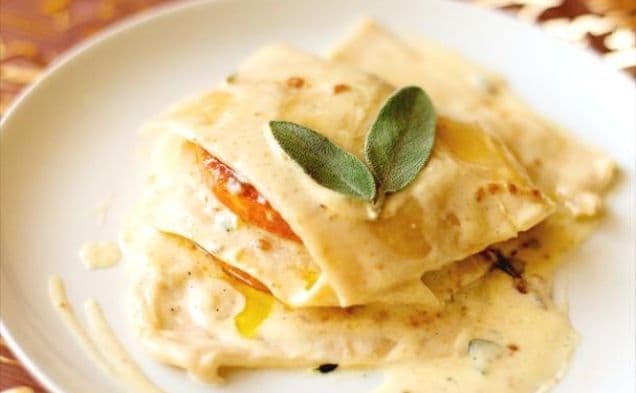 Open Ravioli With Butternut Squash and Amaretti