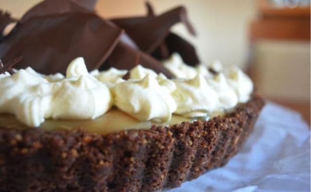 Banoffeepaj med choklad