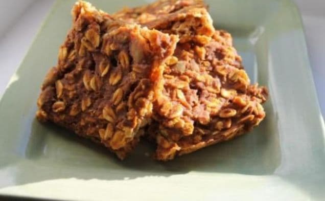 Pumpa- och bananbars med protein och havre