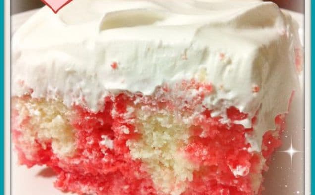 Körsbärs jello poketårta