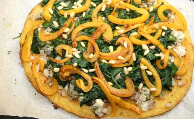 Polentapaj med italienska toppings