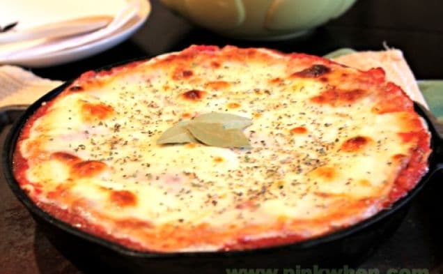 Enkel lasagne i stekpanna