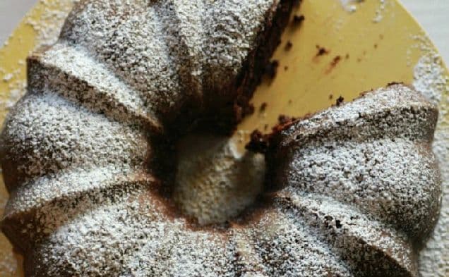 Sockerkaka med tre sorters choklad