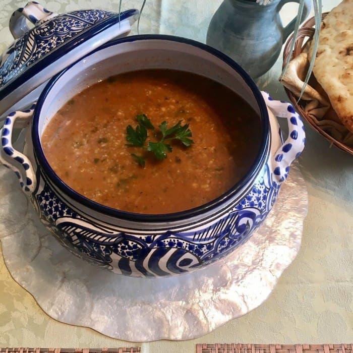 Tunisisk lammsoppa