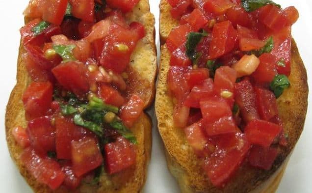 Bruschetta med romatomater