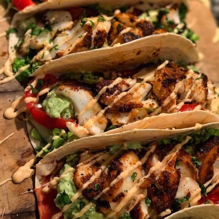 Cajunkryddade fisktacos