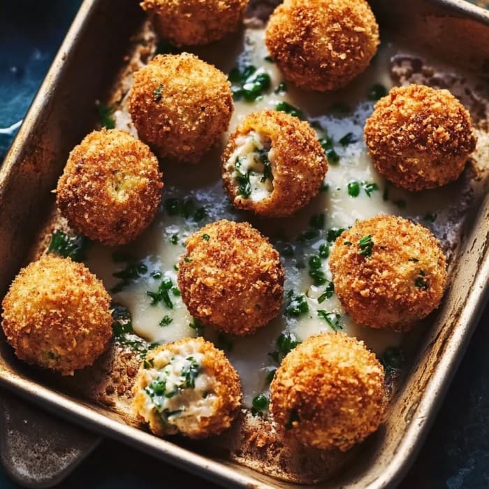Croquetas med jamón och ramslök
