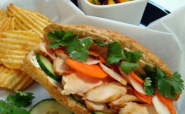 Banh Mi med grillad kyckling