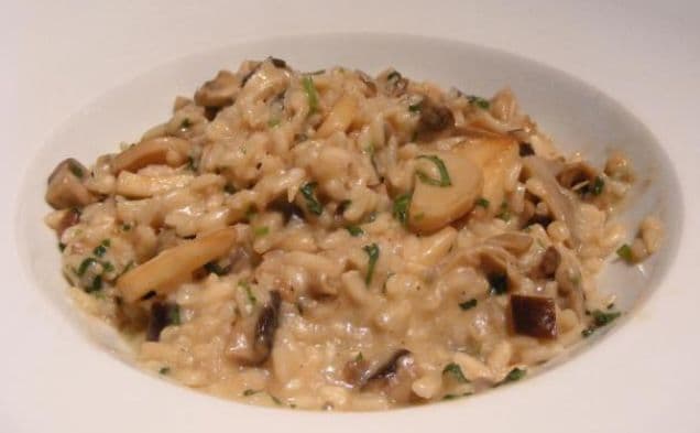 Risotto med skogssvamp