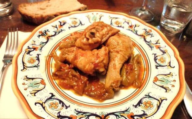 Italiensk kyckling med paprika