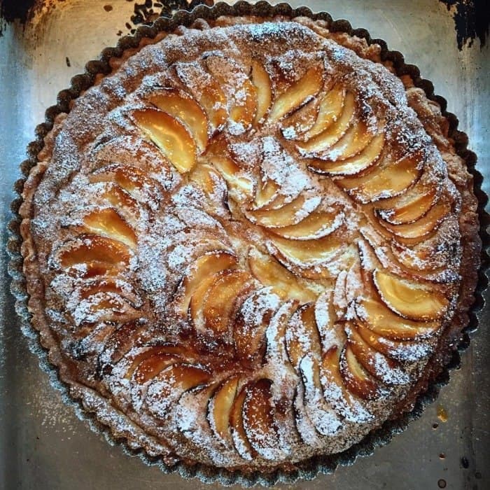 Äpple Frangipan-tårta