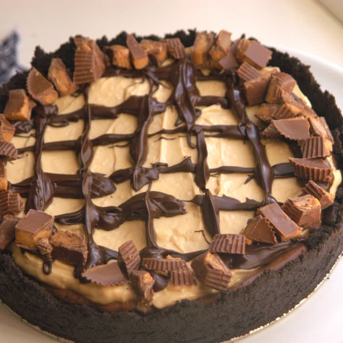 Cheesecake med jordnötssmör