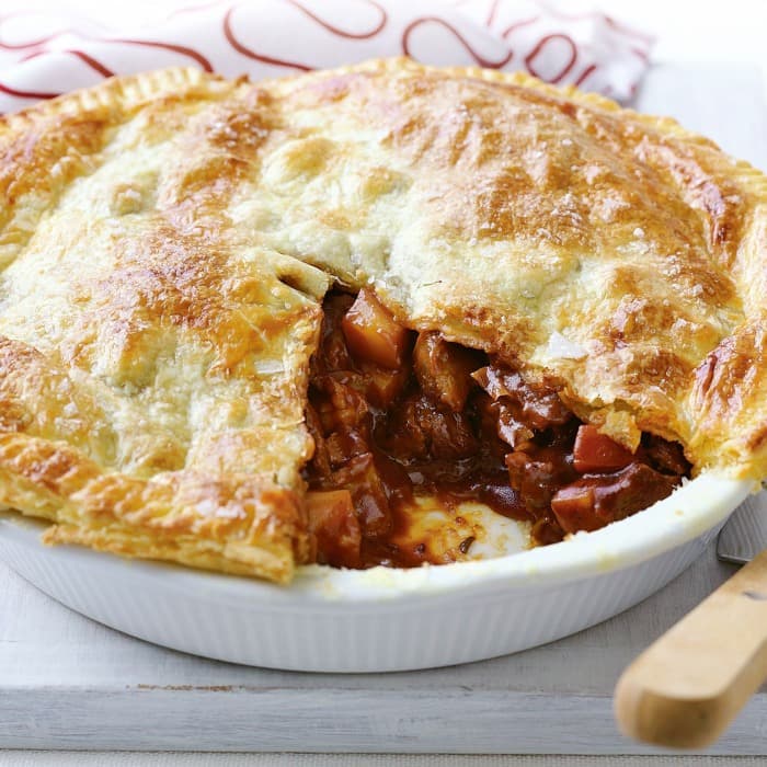 Lamm- och potatispaj