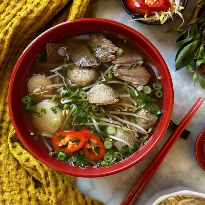 Pho med nötkött