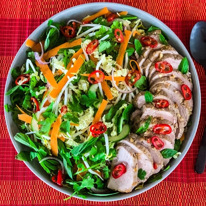 Vietnamesisk fläsksallad