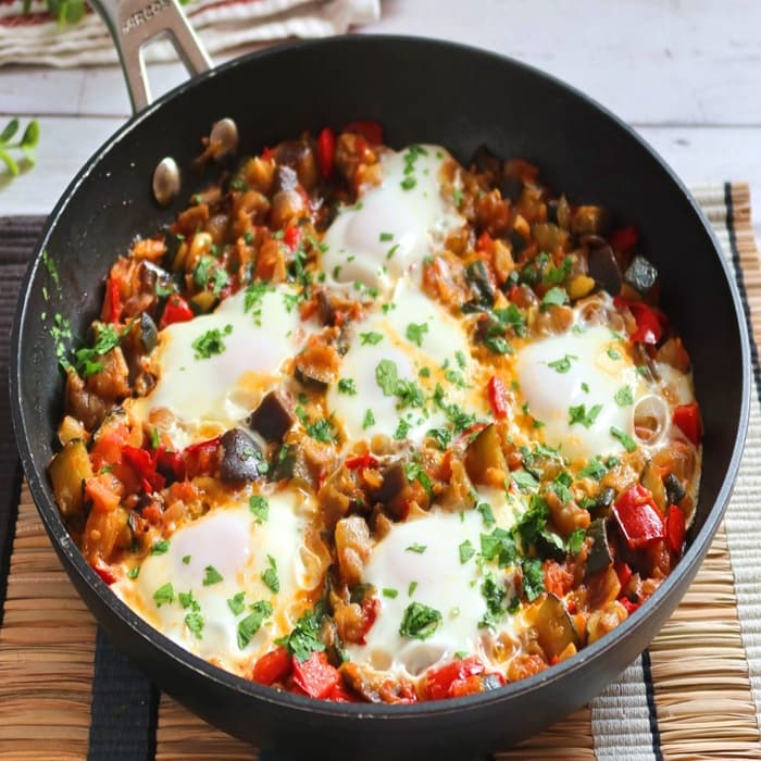 Pisto med huevos