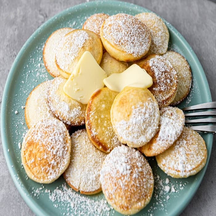 Holländska poffertjes (minipannkakor)