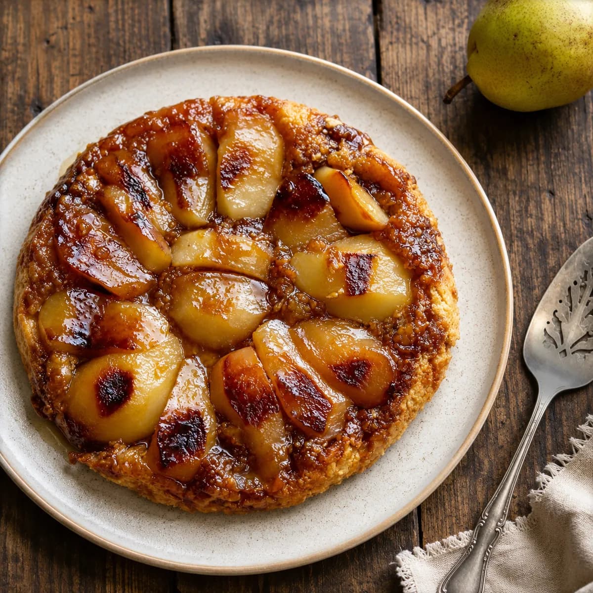Päron Tarte Tatin