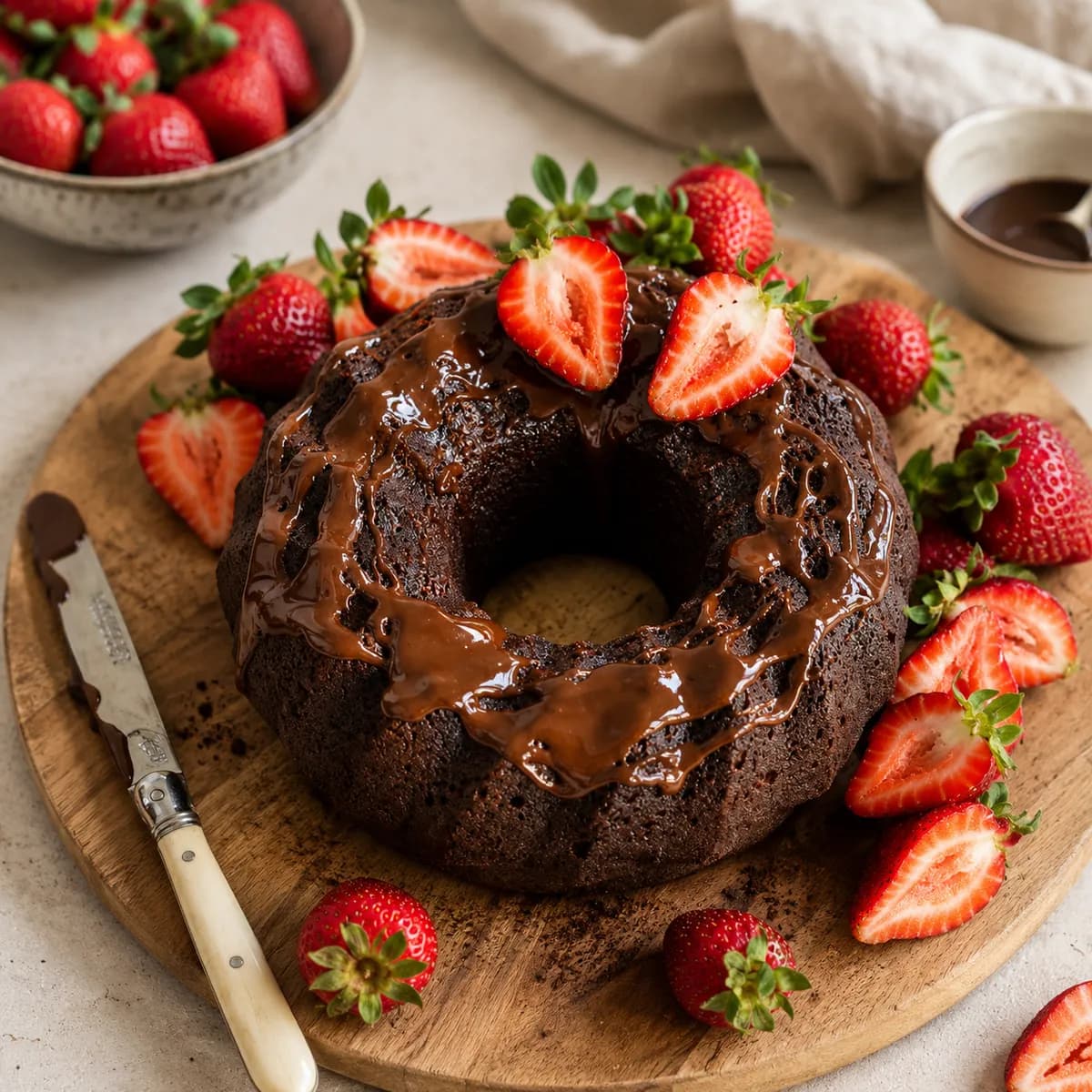 Vegansk chokladkaka