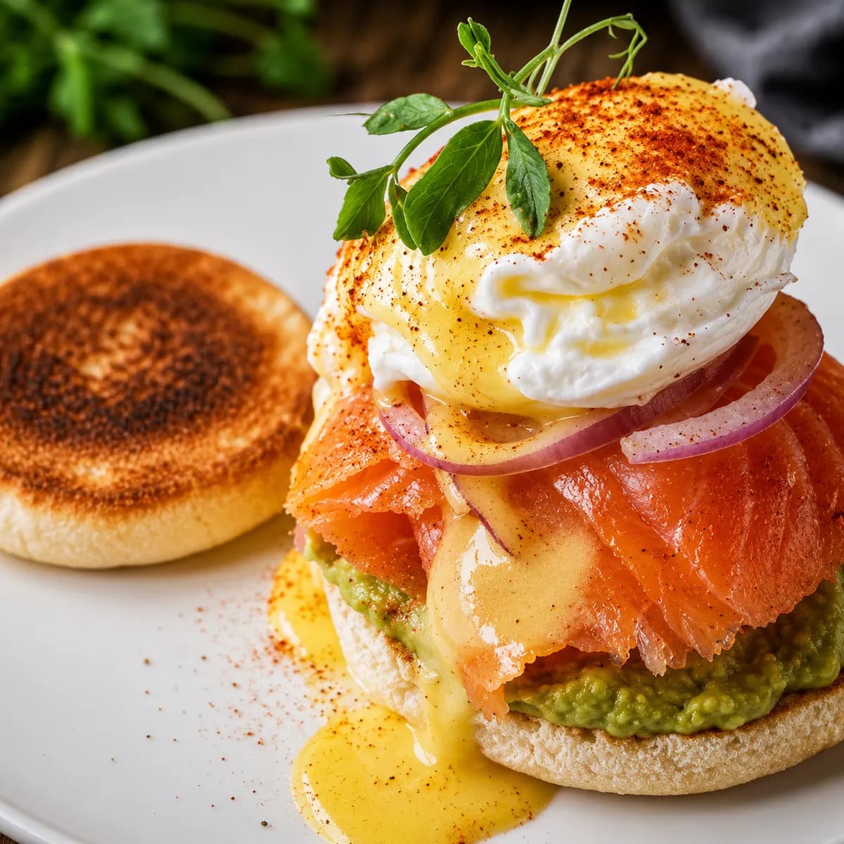 Laxägg Ägg Benedict