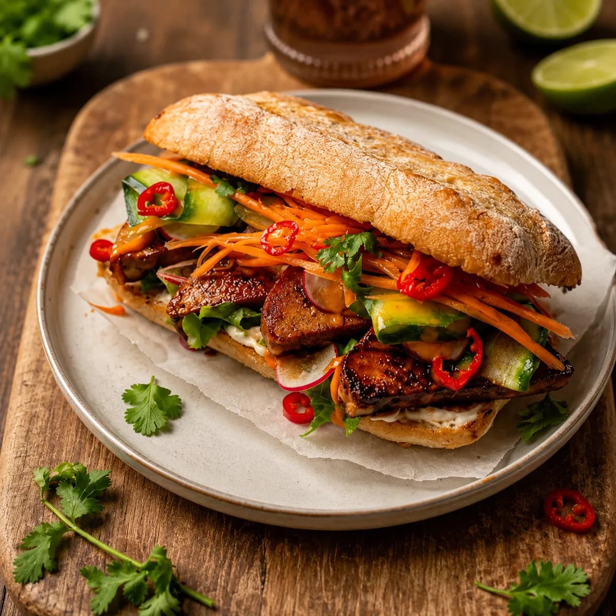 Vegansk banh mi