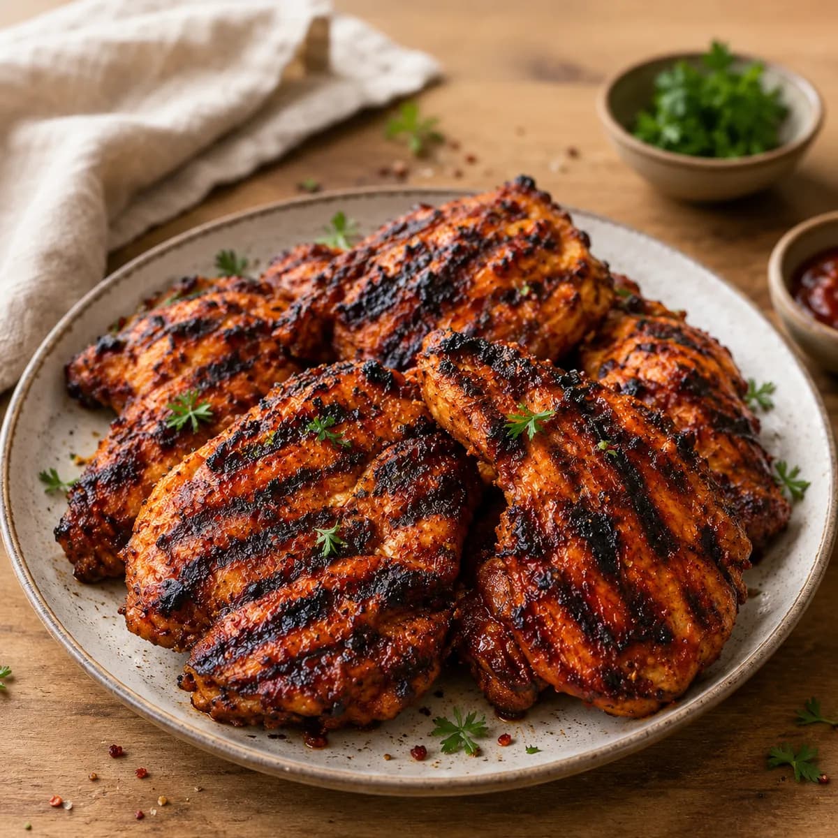 Kryddad rökig barbecuekyckling