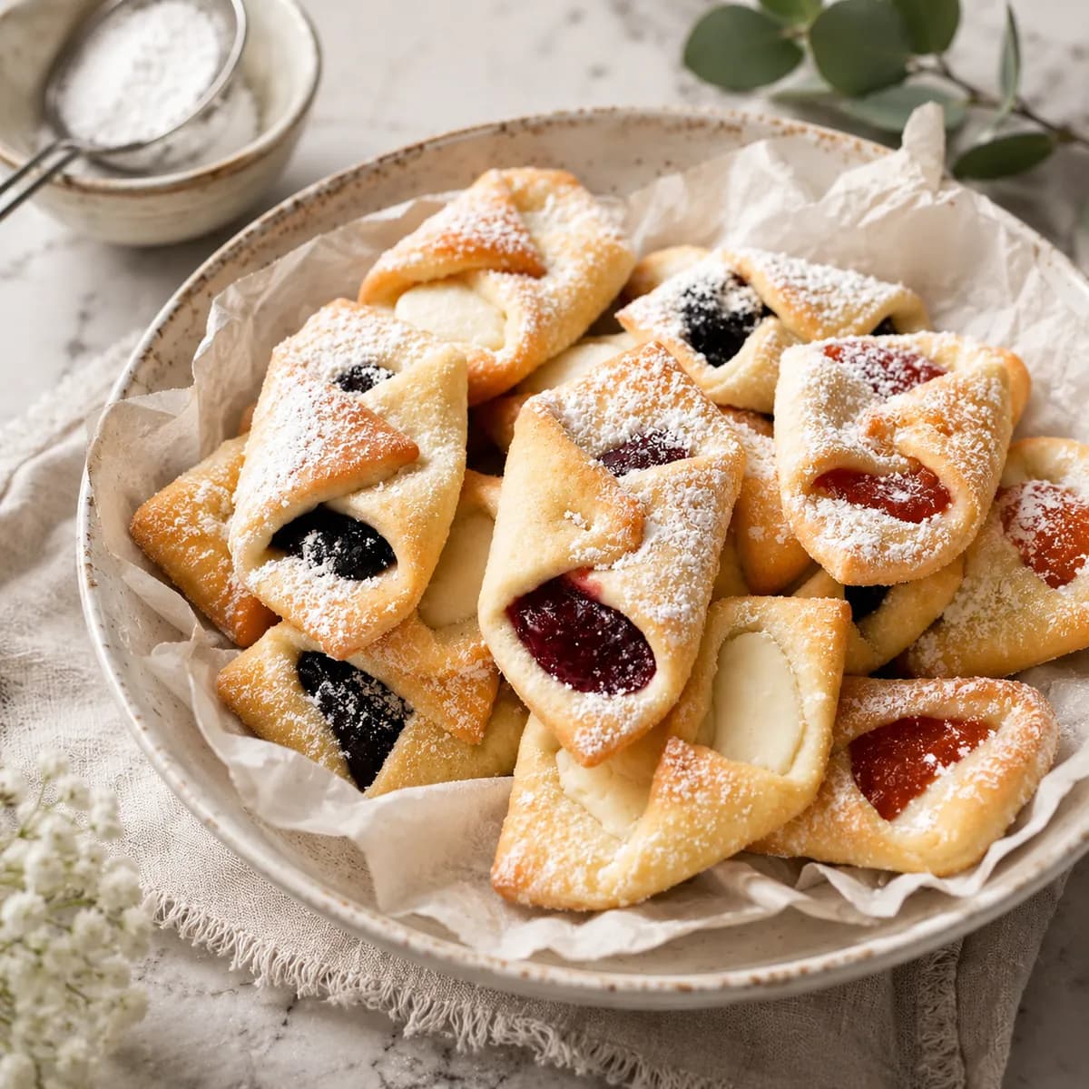 Rogaliki (polska croissantkakor)