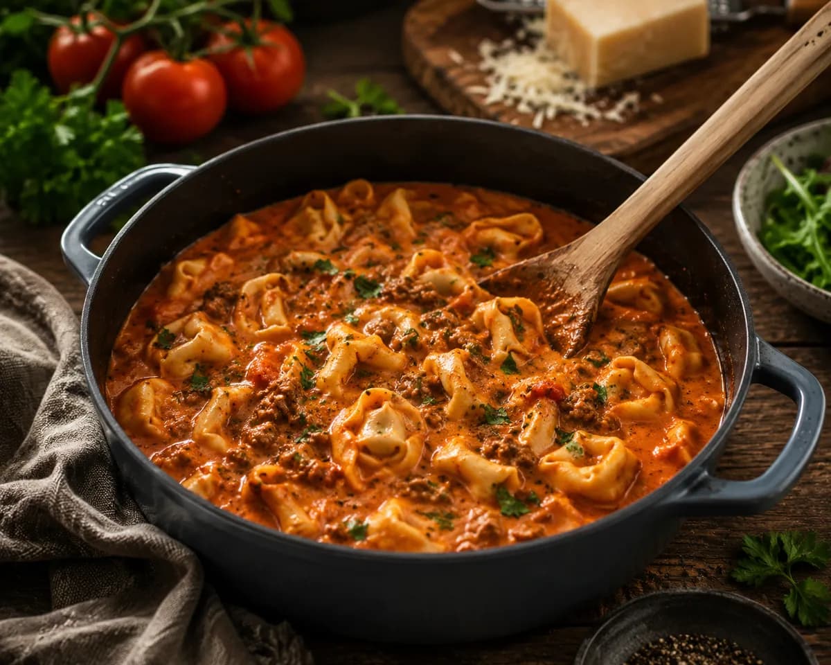 Lasagnesoppa med tortelloni